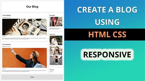 Create A Blog Using Html And Css